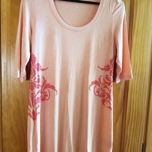 Soft Sourroundings tunic ,peach